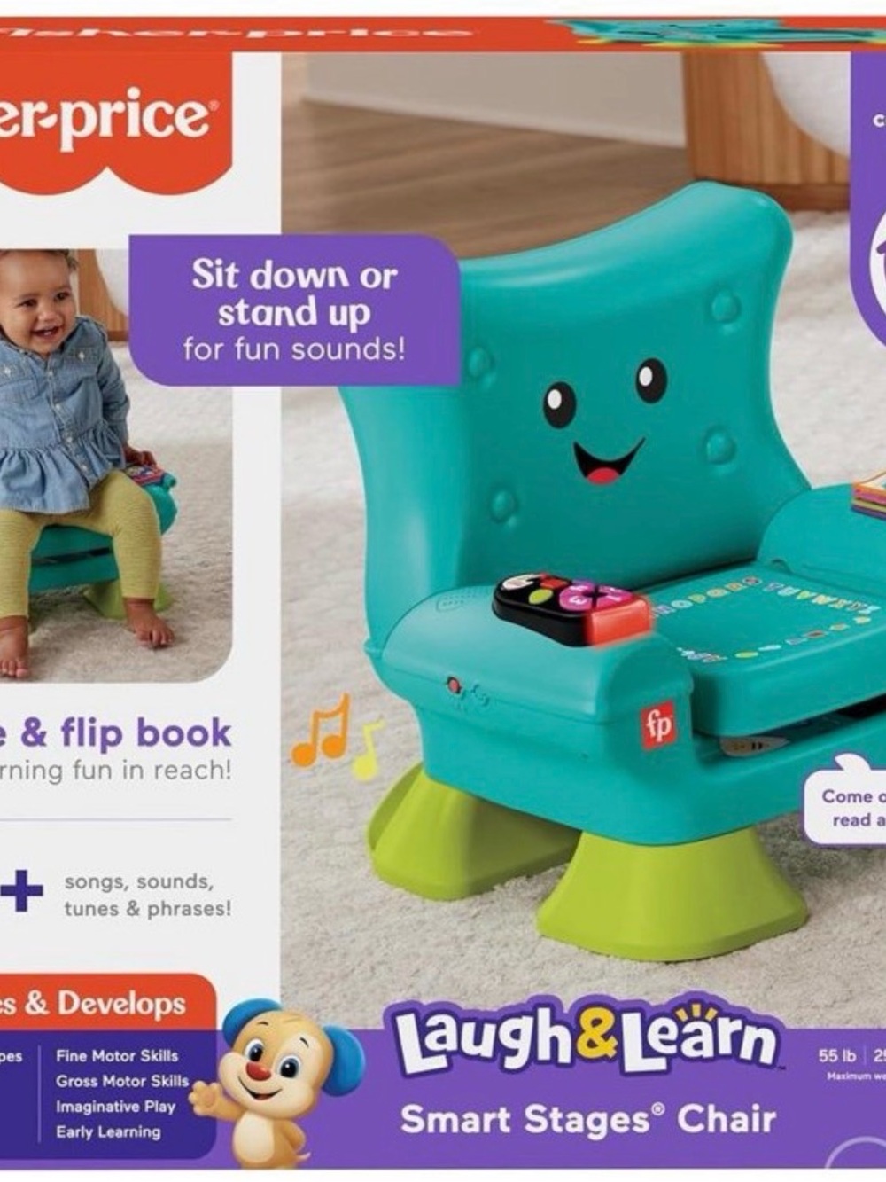 Fisher-Price Laugh & Learn Smart Stages Chair - NEW IN BOX